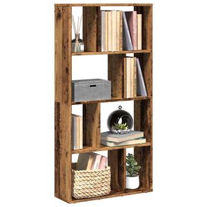 vidaXL grāmatu plaukts, veca koka, 60x20x120,5 cm, inženierijas koks