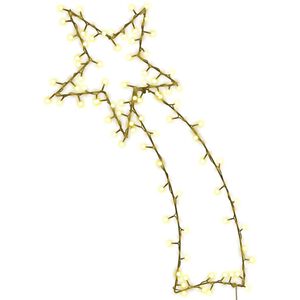 vidaXL Ziemassvētku gaismas krīto&scaron;ās zvaigznes siluets 115 LEDs