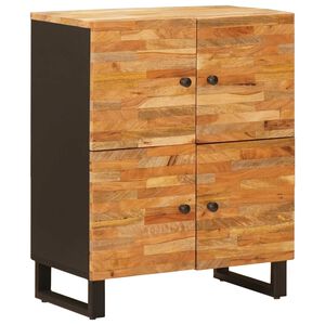 vidaXL Sānu skapis Brūna 60 x 33 x 75 cm Cieta mango koksne
