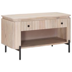 vidaXL Apavu panka ar atvilktni ar plauktu 85 x 37 x 48 cm