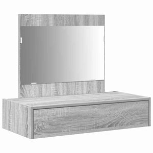 vidaXL Dressing galds Pelēka 83 x 40 x 70 cm Inženierijas koks