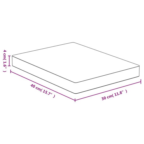 vidaXL virtuves dēlītis, 30x40x4 cm, bambuss