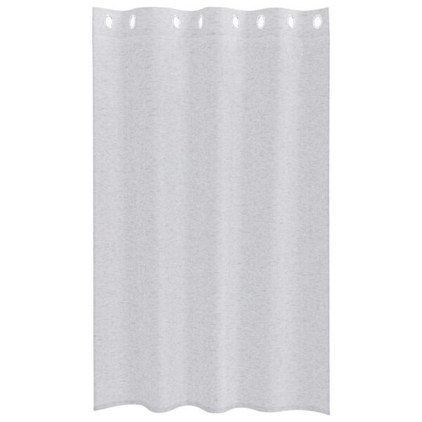 vidaXL Voile aizkaris 2 pcs Gai&scaron;i pelēks 175 x 140 cm Poliesters