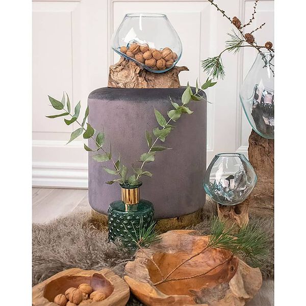 House Nordic pufs Myla, pelēks