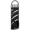 vidaXL 5 daļu kamīna instrumentu komplekts, 23x15x66 cm, tērauds