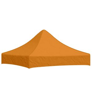 vidaXL dārza nojumes jumts, 2x2 m, oranžs, 270 g/m&sup2;