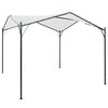 vidaXL dārza nojume, 3x3x2,6 m, balta, 180 g/m&sup2;