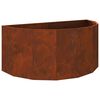 vidaXL Puķu kaste Rūsa 120 x 60 x 50 cm Novecināts tērauds