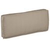 vidaXL Spilvens Pelēkbrūna 120 x 50 x 12 cm Oksforda audums
