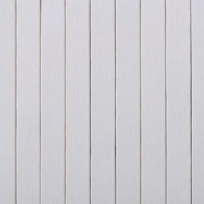 vidaXL istabas aizslietnis, bambuss, balts, 250x165 cm