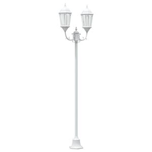 vidaXL Dārza gaisma 68 x 20 x 235 cm Alumīnijs un stikls