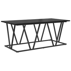 vidaXL Kafijas galdiņ&scaron; Melns ozolkoks 100 x 50 x 40 cm