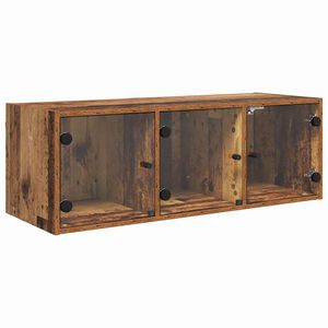 vidaXL Sienas skapis Vecs koks 102 x 37 x 35 cm Inženierijas koks