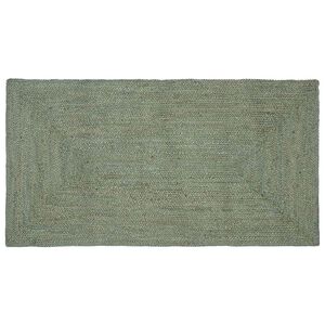 vidaXL Teritorijas paklāji Taisnstūra Olīvu zaļ&scaron; 100 x 200 cm Džuta
