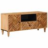 vidaXL Uzglabā&scaron;anas skapji Brūna 105 x 33,5 x 46 cm Cieta mango koksne