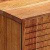 vidaXL Sānu galds ar plauktu Brūna 60 x 33 x 75 cm Akācijas masīvkoks