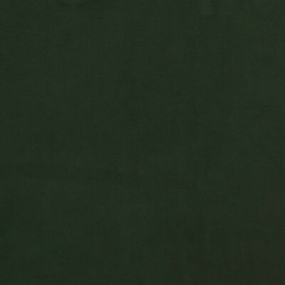 vidaXL kājsoliņš, 60x60x36 cm, tumši zaļš samts