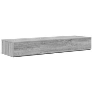 vidaXL Studijas galds Pelēks Sonoma 130 x 40 x 19,5 cm