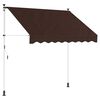 vidaXL Rokas izvelkama markīze Brūna 150 cm