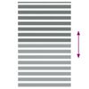 vidaXL žalūzijas zebra 145x200 cm auduma platums 140,9 cm poliesters