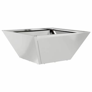 vidaXL Dārza stādītājs Sudraba 35 x 35 x 15 cm Cinkota tērauda