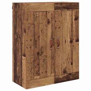 vidaXL Sienas skapis Vecs koks 69,5 x 34 x 90 cm Inženierijas koks
