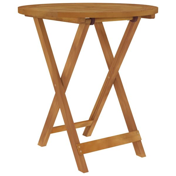 vidaXL 3-daļīgs dārza mēbeļu komplekts, saliekams, akācijas masīvkoks