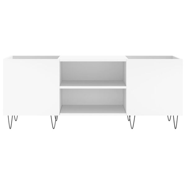 vidaXL skapītis, 121x38x48 cm, inženierijas koks, balts