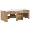 vidaXL Bērnu augstā gulta Artisan Ozols 75 x 190 cm Inženierijas koks