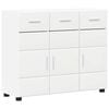 vidaXL Puse FLORIN 88,5 x 30,5 x 73 cm Balts Inženierijas koks