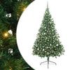 vidaXL Mākslīgais LED Ziemassvētku eglīte su 300 LED Zaļa 240 cm PVC