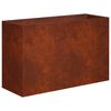 vidaXL Dārza stādītājs Rūsa 80 x 30 x 40 cm Novecināts tērauds