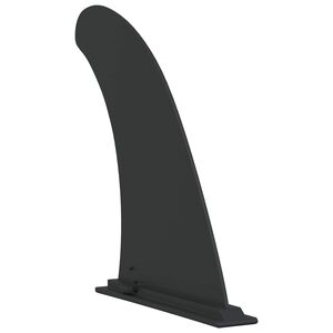 vidaXL SUP fin 3,5 x 18 x 21,5 cm neilons Melns