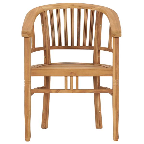 vidaXL 5-daļīgs dārza mēbeļu komplekts, masīvs tīkkoks