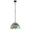 vidaXL griestu lampa, industriāla, daudzkrāsaina, 25 W, 41 cm, E27
