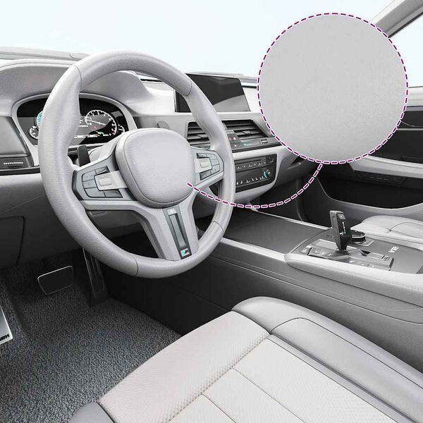 vidaXL automa&scaron;īnu plēve, matēta, sudrabaina, 100x150 cm