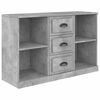 vidaXL plaukts, 104,5x35,5x67,5 cm, inženierijas koks, betona pelēks