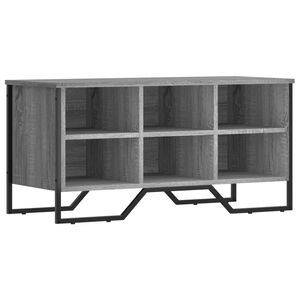 vidaXL apavu skapītis, pelēka ozola, 90x38x45,5 cm, inženierijas koks