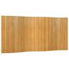 vidaXL istabas aizslietnis, dabīgā krāsā, platums 400 cm, augstums 165 cm, bambuss
