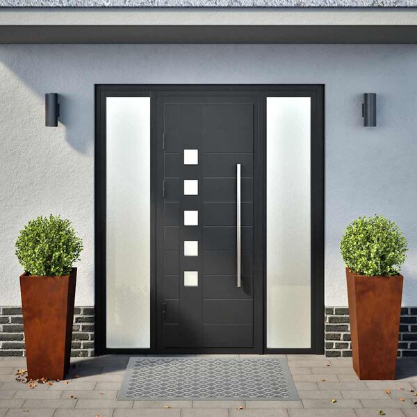 vidaXL Dārza stādītāji 2 gab 35x35x75 cm izturīgs tērauds