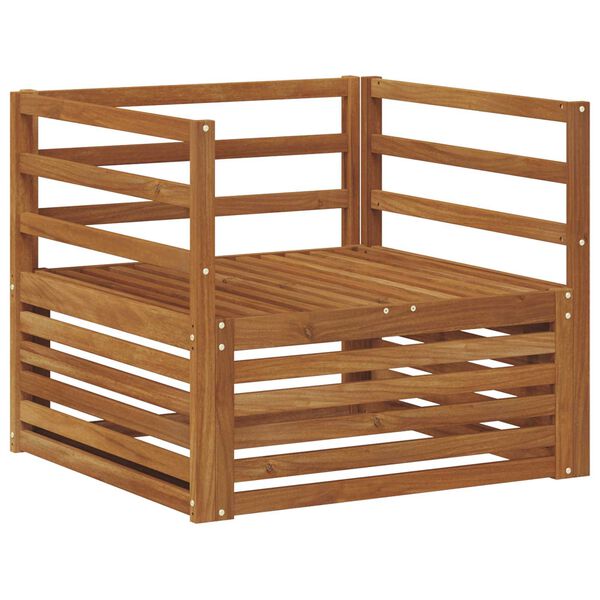 vidaXL 2 Gabals Dīvāns ar rokām Dabiska