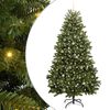 vidaXL Mākslīgā Ziemassvētku eglīte 240 cm 300 LED Silti balts Zaļa
