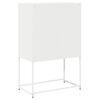 vidaXL Highboard White 68x39x107 cm Tērauds