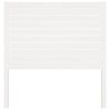 vidaXL gultas galvgalis, balts, 81x4x100 cm, priedes masīvkoks