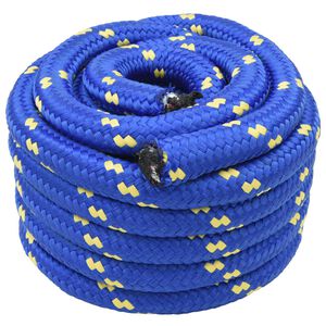 vidaXL Laivu virvju 3 mm 5 m Zila PP
