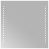 vidaXL vannasistabas spogulis ar LED, 40x40 cm