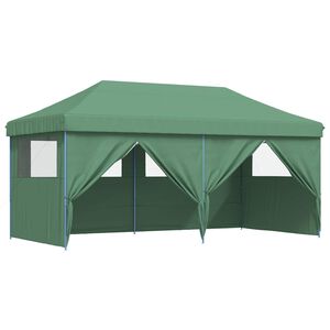 vidaXL Balles telts 292 x 580 x 315 cm Zaļa Oksforda audums
