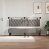 vidaXL Karājo&scaron;s galvgalis Pelēkbrūna 190 x 55 x 7 cm audums