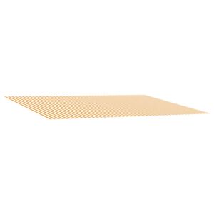 vidaXL Markīzes rezerves audums Dzeltena un balta 400 x 200 cm
