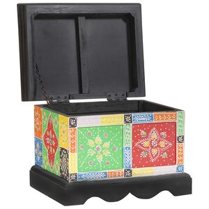 vidaXL Uzglabā&scaron;anas kaste ar uzglabā&scaron;anu Daudzkrāsains 40 x 30 x 30 cm